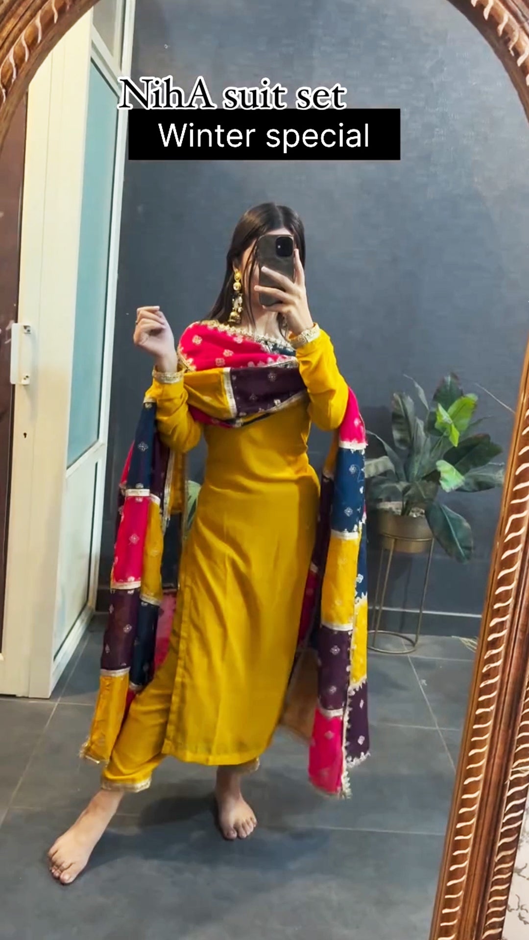 Niha Cotton Special Winter Duppta suit set