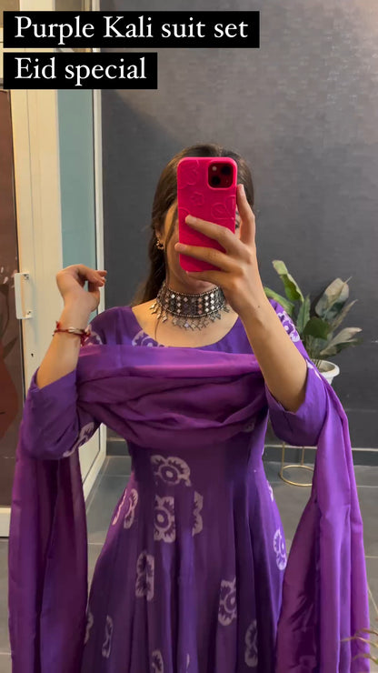 New Purple Gown For Women